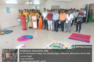 Yoga Day Rangoli & Poster Presentation Compitation