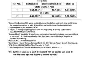 Fee Details 2025-26